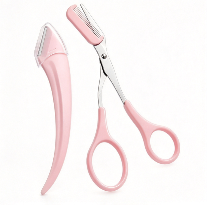 INHAK Eyebrow Grooming Kit - Precision Trimmer, Scissors & Comb for Women 70g