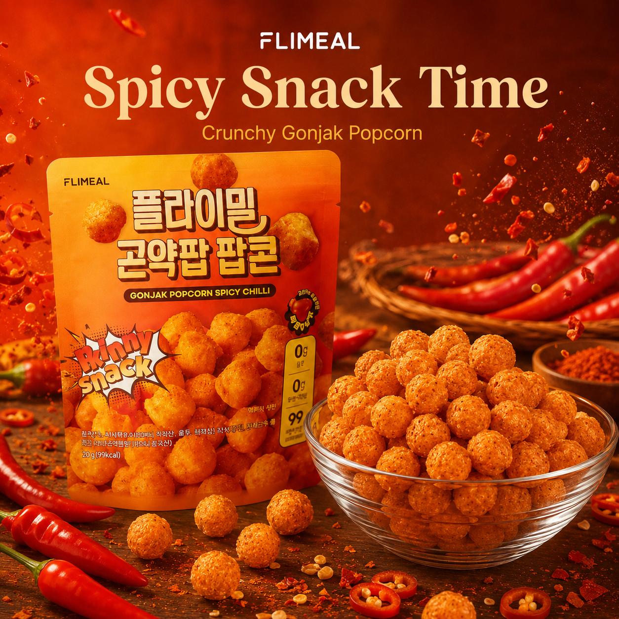 Flimeal Gonjak Popcorn #Spicy Chilli 20g