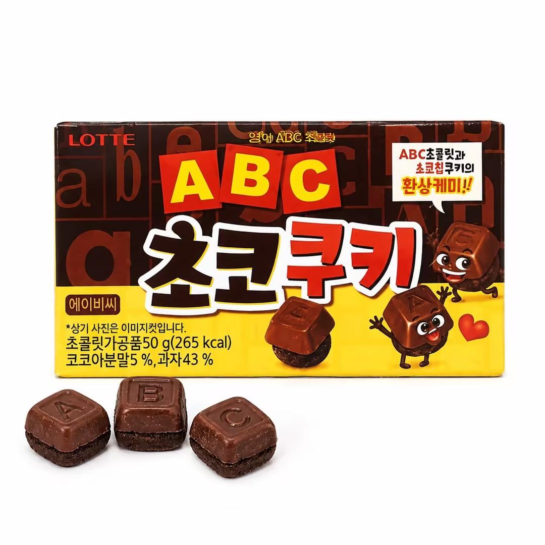 Lotte ABC Chocolate Cookies 50g