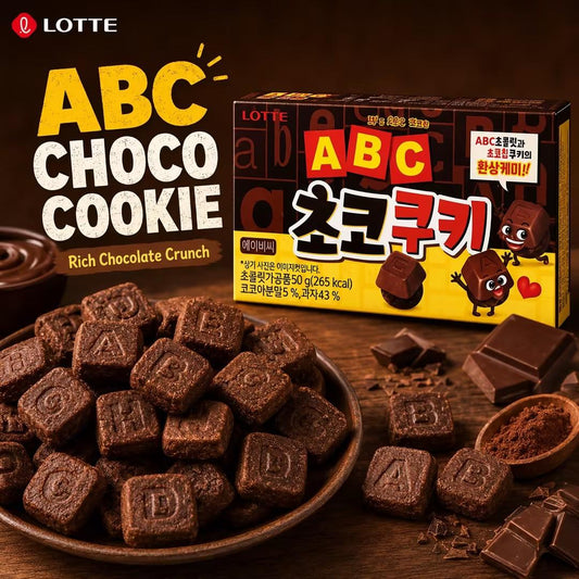 Lotte ABC Chocolate Cookies 50g