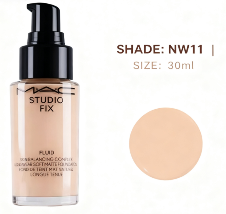 MAC Studio Fix Fluid Foundation SPF 15 Broad Spectrum  30ML