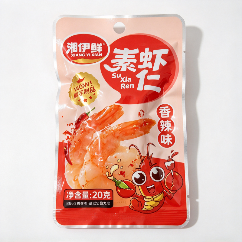 Xiangyi Fresh Shrimp With Spicy Flavor 20g*5pack(Spicy Flavor)