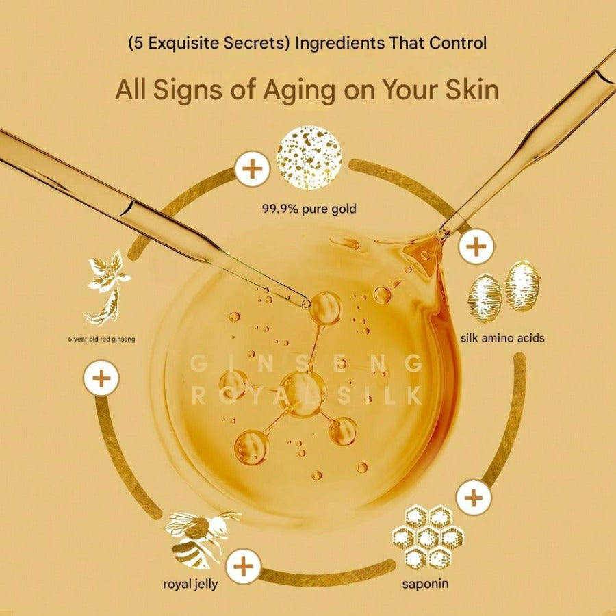 Nature Republic Ginseng Royal Silk Foam Cleanser (150ml / 5.07 Fl.Oz.)