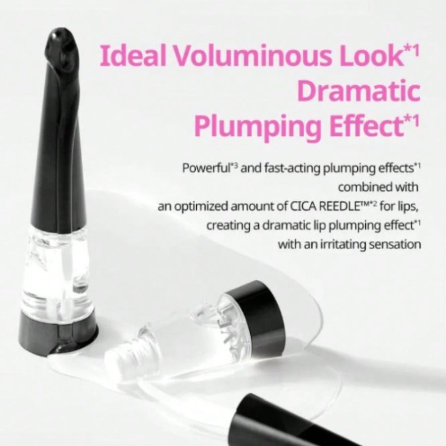 VT COSMETICS Reedle Shot Lip Plumper,  (4.3 GX2EA), Moisturizing, Transparent, Lip Gloss, Fragrance-Free, Korean Cosmetics (Expert)