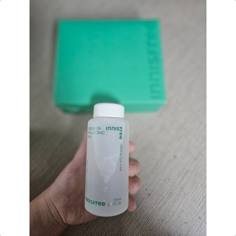 Innisfree Green Tea HYALURONIC Skin Care Set Toner Lotion K-Beauty