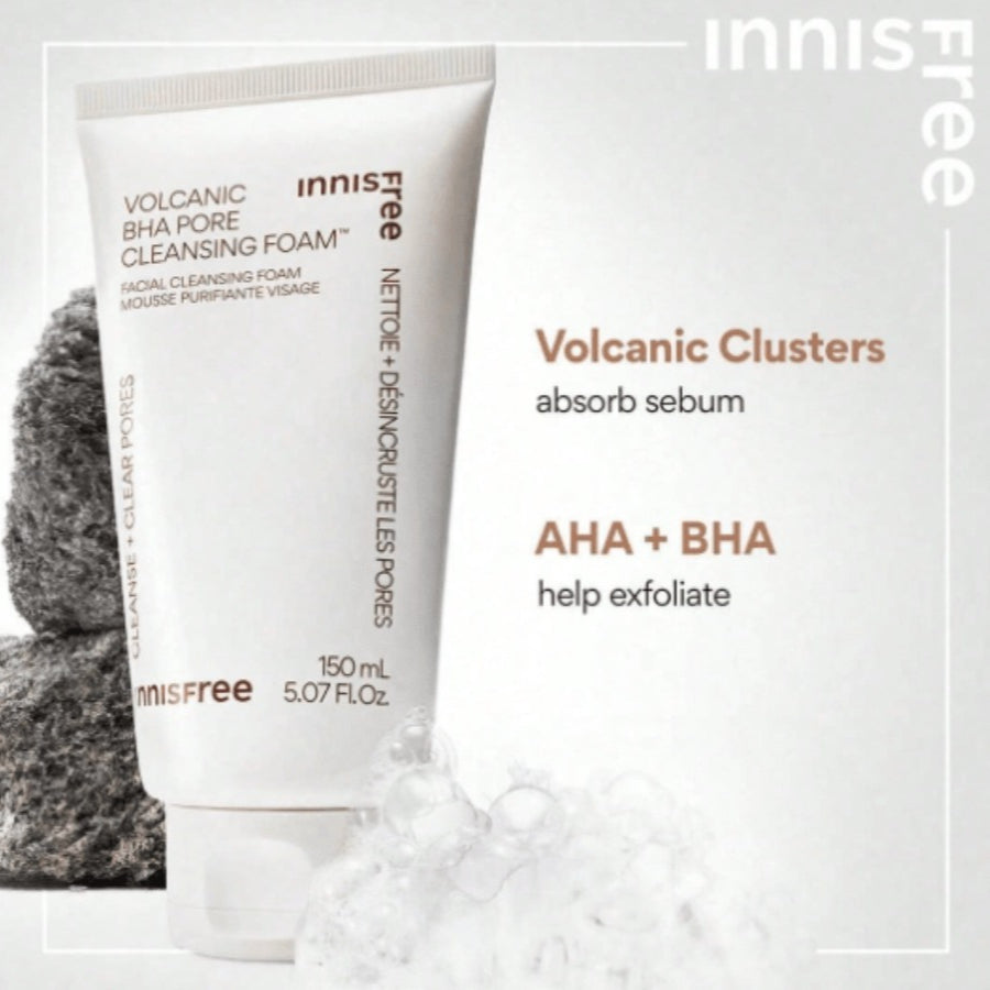 Innisfree Apple Seed Cleansing Cream 150ml/23NEW Bija Trouble-New Cleansing Foam 150ml/Cleanser #NEW Volcanic Pore 150g/Cleanser #NEW Green Tea 150ml/NEW Apple Seed Cleansing cream 150ml