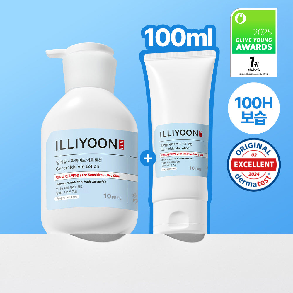 ILLIYOON Ceramide Ato Lotion 334ml+100ml