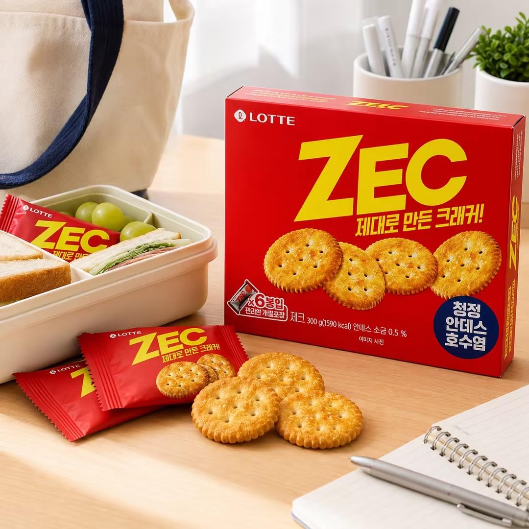Lotte ZEC Salty Soda Crackers 300g