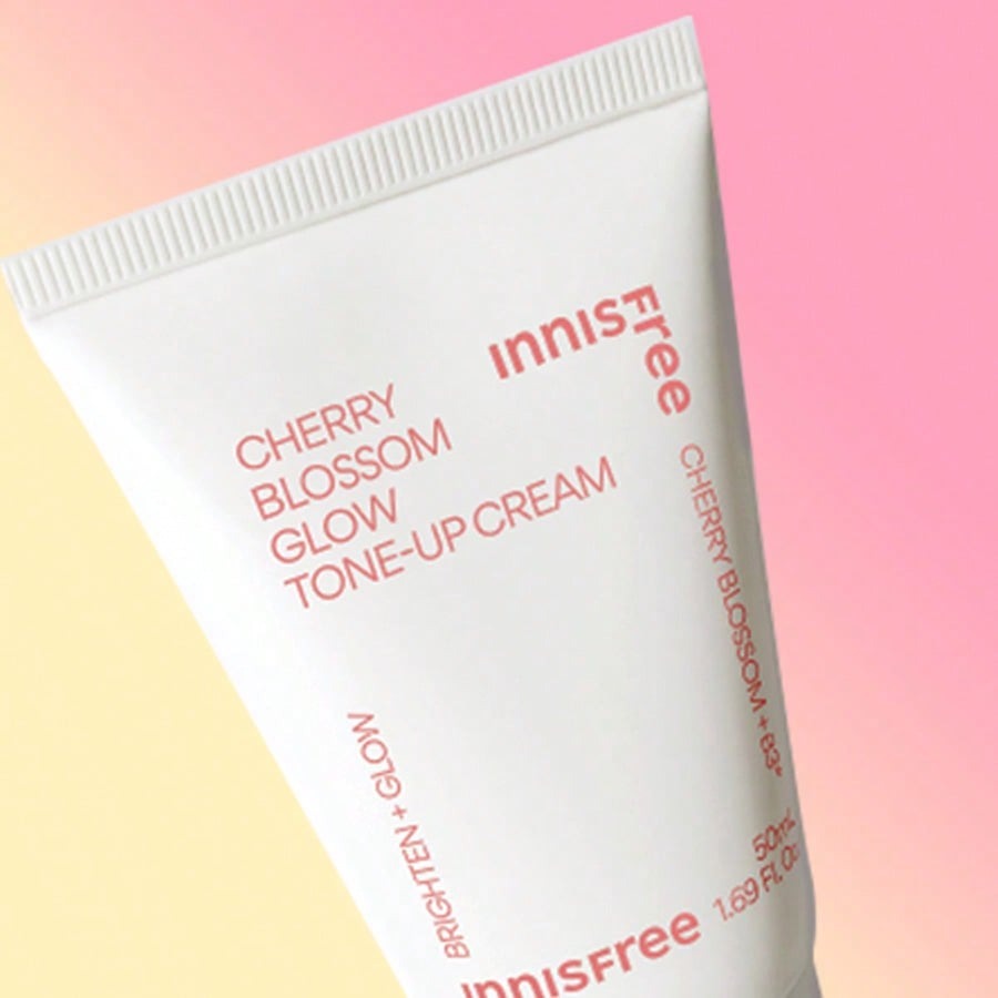 Innisfree Jeju Cherry Blossom Tone-Up Cream (50ml / 1.69 Fl.Oz) – Brightening & Hydrating Face Cream For Radiant, Even-Toned Skin