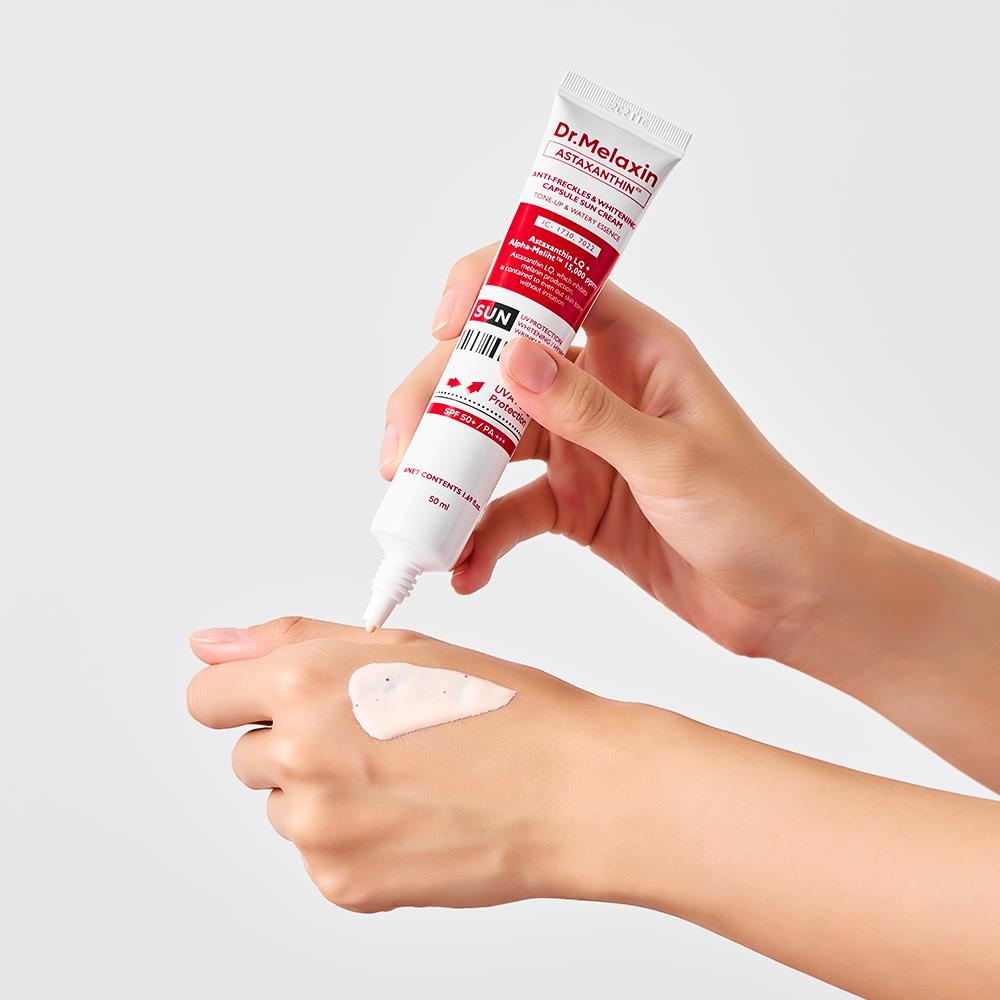 Dr.Melaxin Astaxanthin Anti-Freckles & Whitening Capsule Sun Cream SPF50+PA+++ 50ml