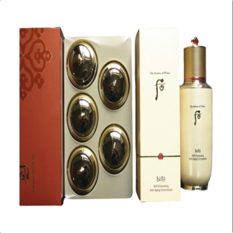 The History of Whoo 3-in-1 Self-Activating Essence & Weatherdan Eye Cream Set – Hydrating & Nourishing 90ml + 25ml