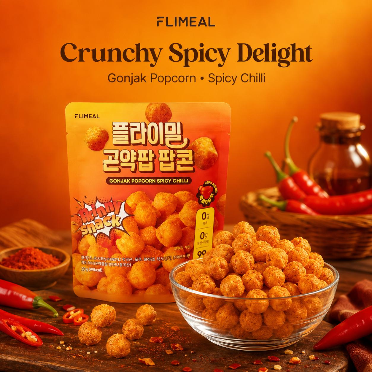Flimeal Gonjak Popcorn #Spicy Chilli 20g