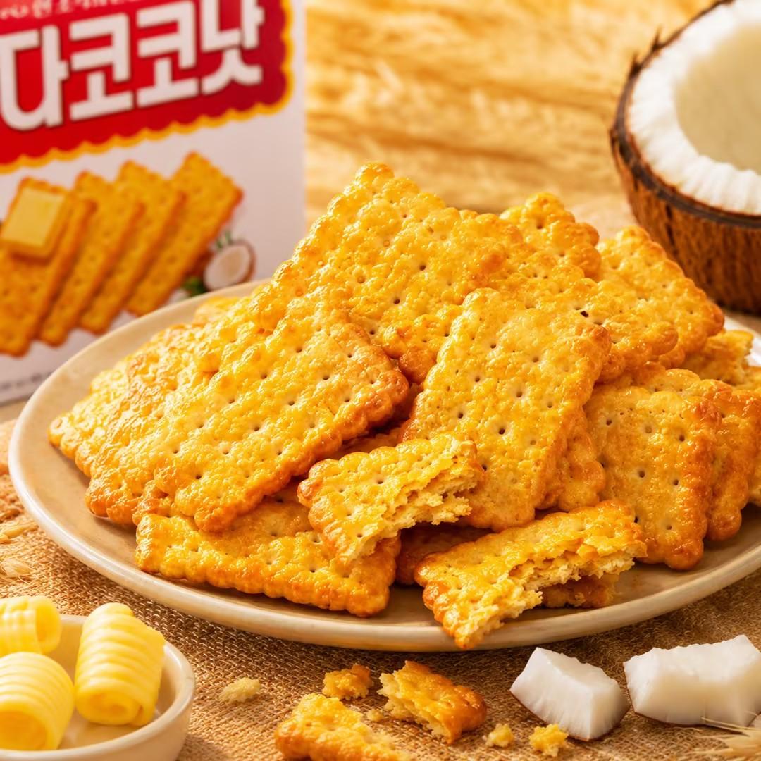 Lotte Butter Coconut Crispy Biscuits 300g