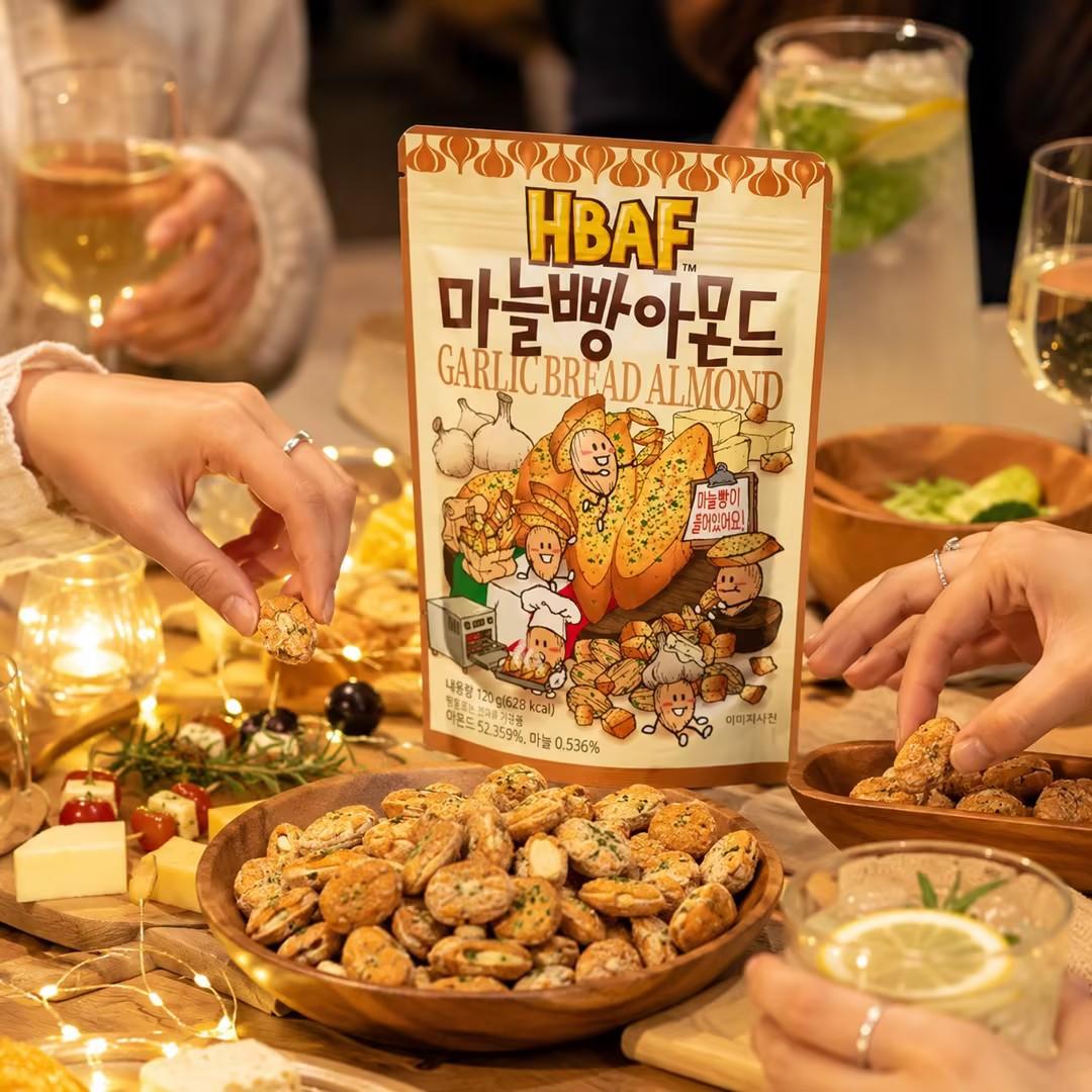 HBAF Garlic Bread Almond 120g