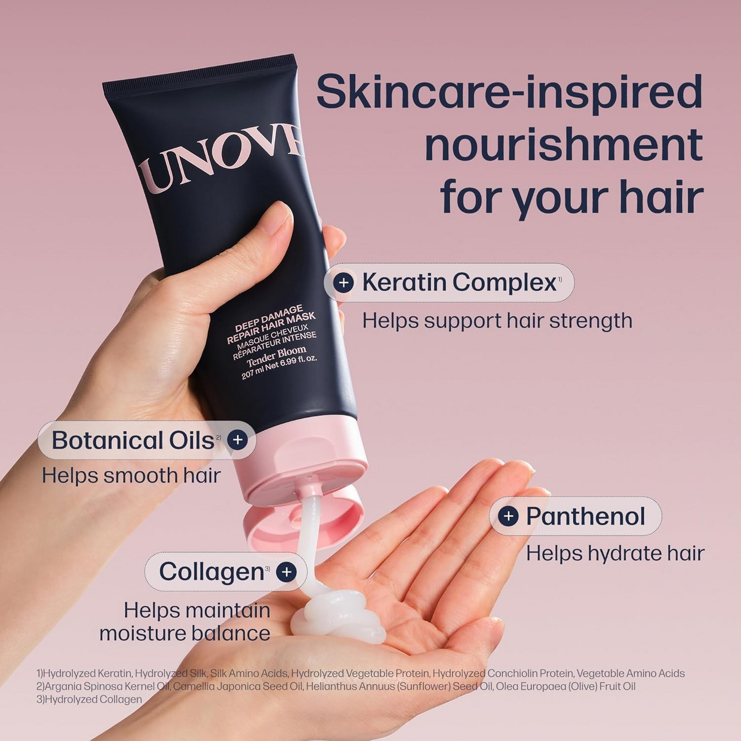 Unove Deep Damage Repair Shampoo 500ml / Conditioner 207ml