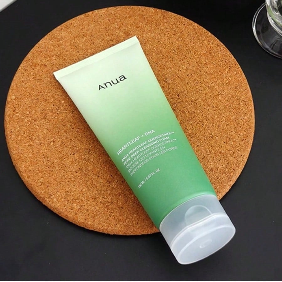anua Heartleaf Quercetinol Pore Deep Cleansing Foam, Facial Cleanser(150ml/5.07 Fl.Oz.)