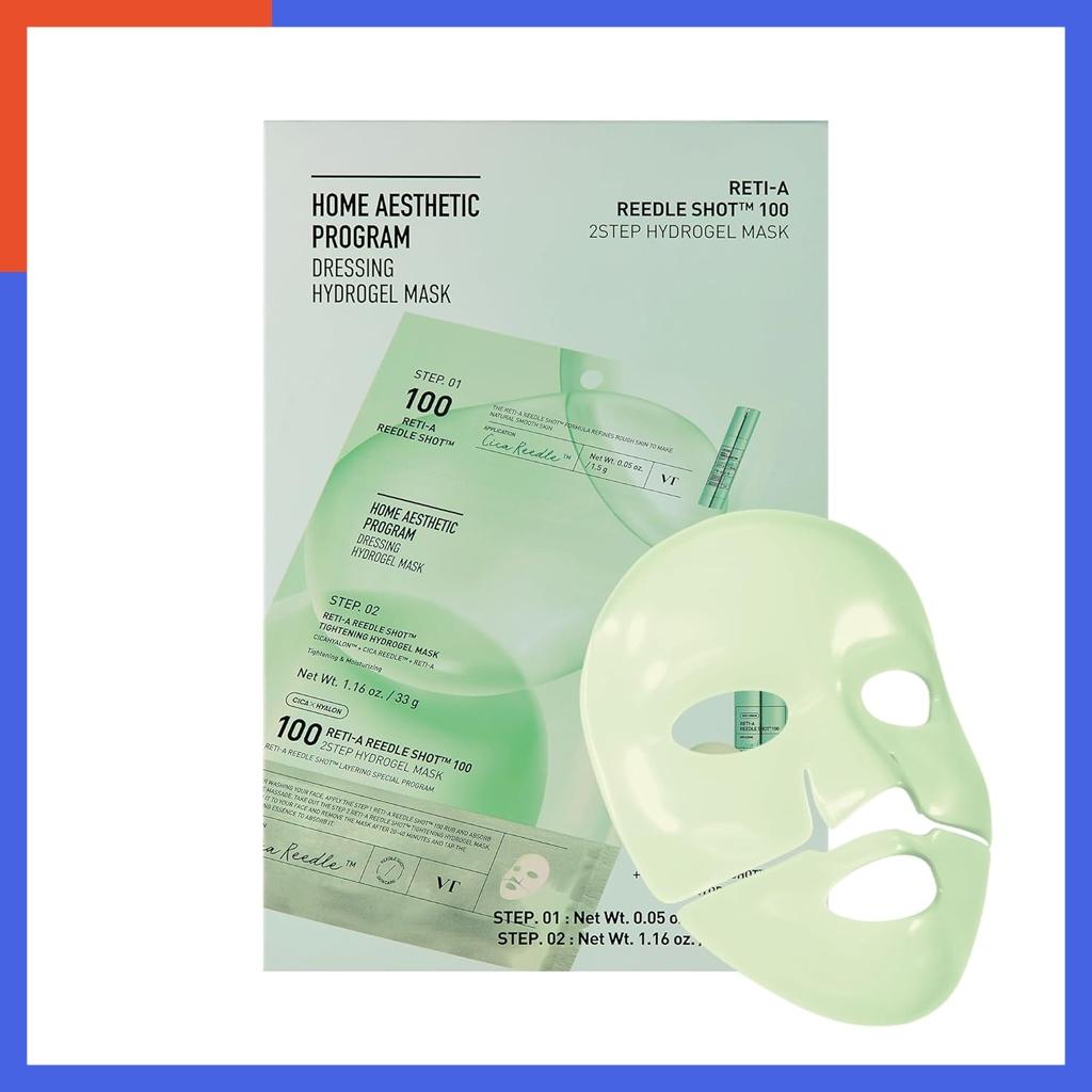 VT Reti-A Reedle Shot 100 2-Step Hydrogel Mask(34.5gx4ea)
