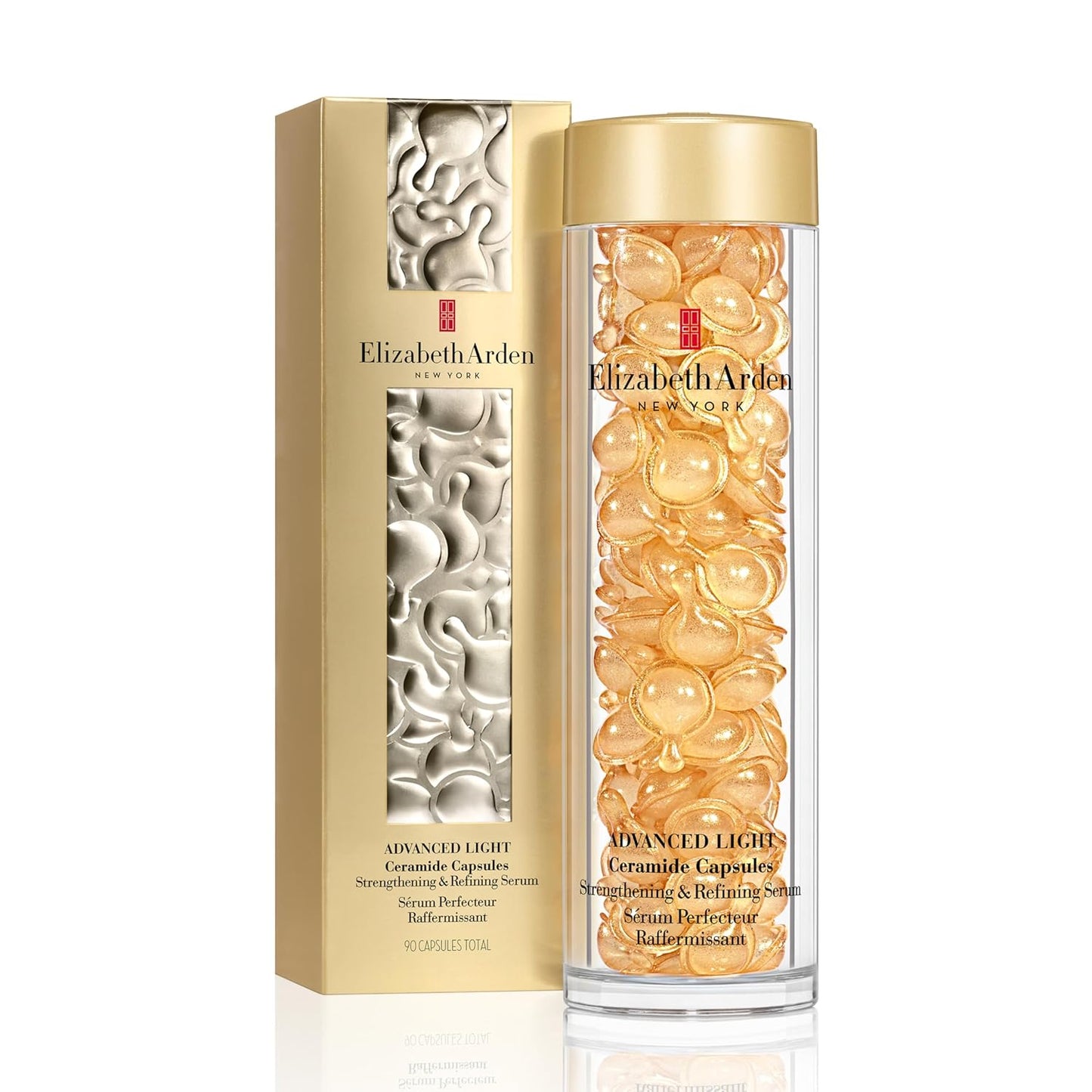 Elizabeth Arden ADVANCED LIGHT CERAMIDE CAPSULES STRENGTHENING & REFINING SERUM(90 Capsules Per Bottle)