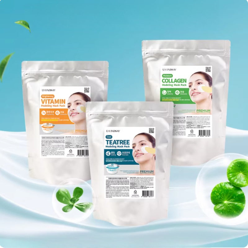 LINDSAY Premium Modeling Mask Pack 380g - Korean Spa Quality Rubber Mask for All Skin Types