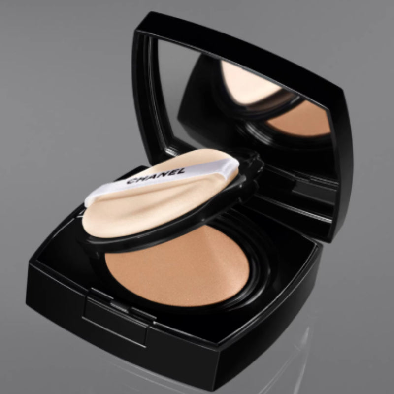 CHANEL ultrale teint cushion longwear touch foundation hydrtion-flawless finish