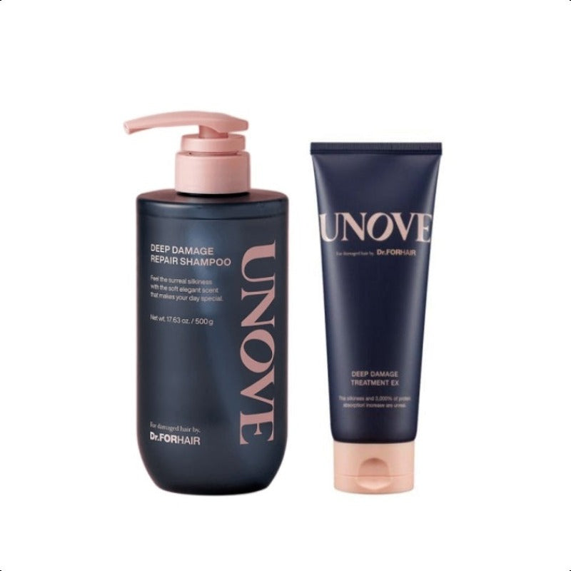 Unove Deep Damage Repair Shampoo 500ml / Conditioner 207ml