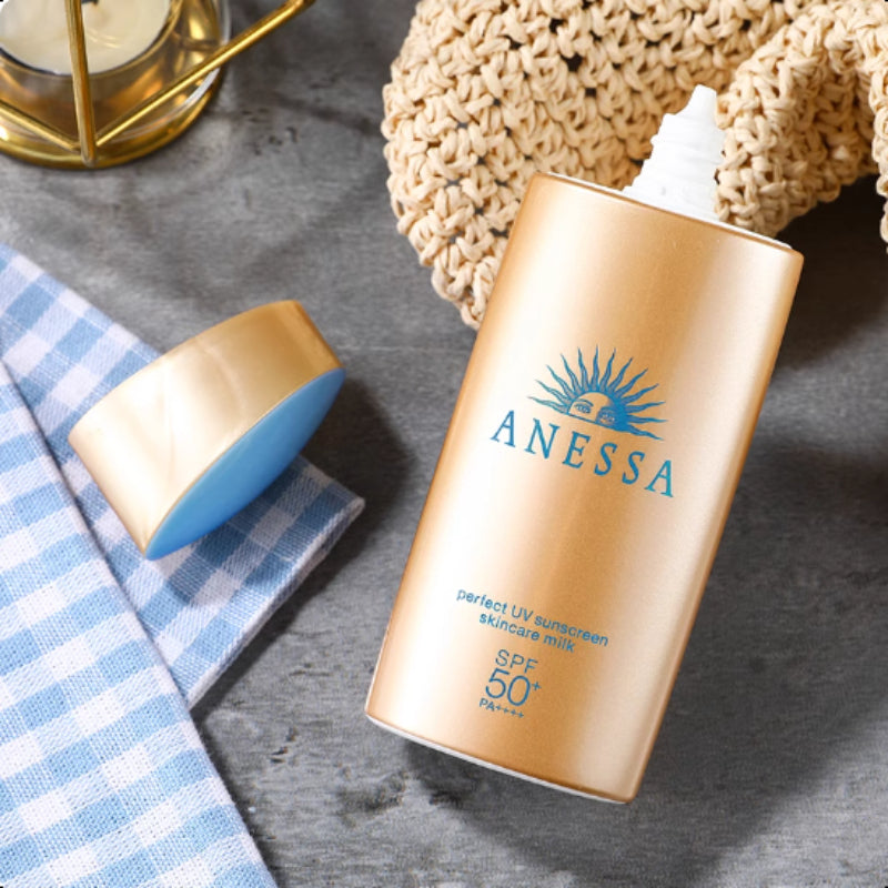 90ml  ANESSA Perfect UV Sunscreen Skincare Milk SPF50+ PA++++