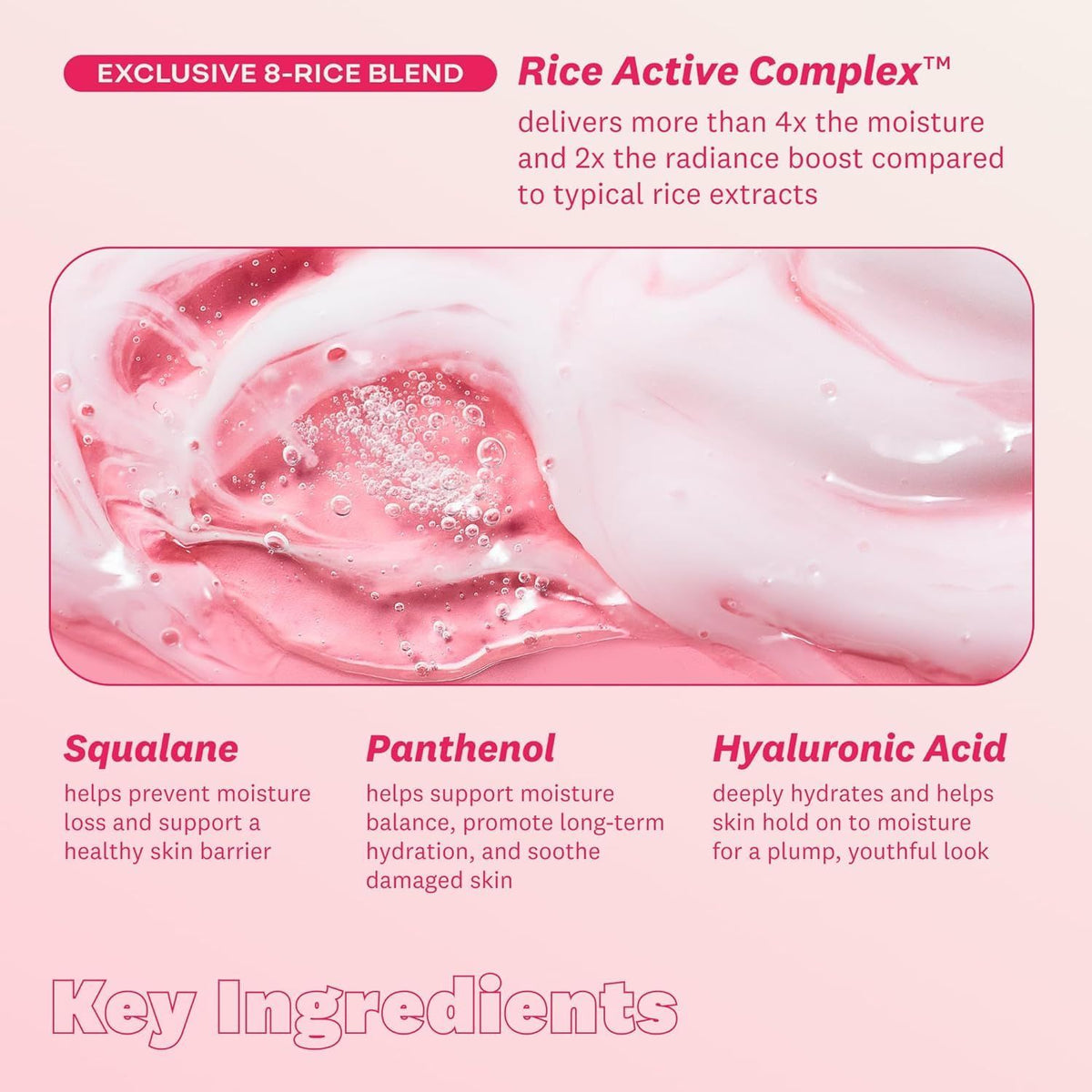 THE FACE SHOP Rice Water Bright Foaming Cleanser 160ml, Rice Extract Hydrating Facial Wash