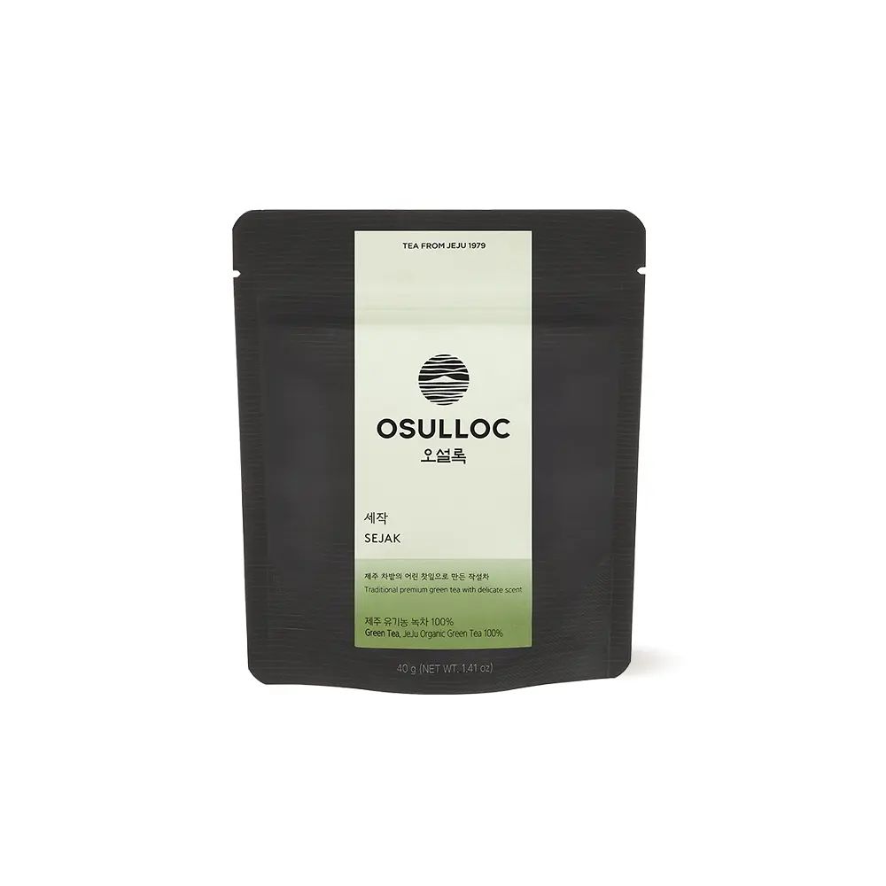 OSULLOC SEJAK Jeju Organic Green Tea Loose Leaf 40g