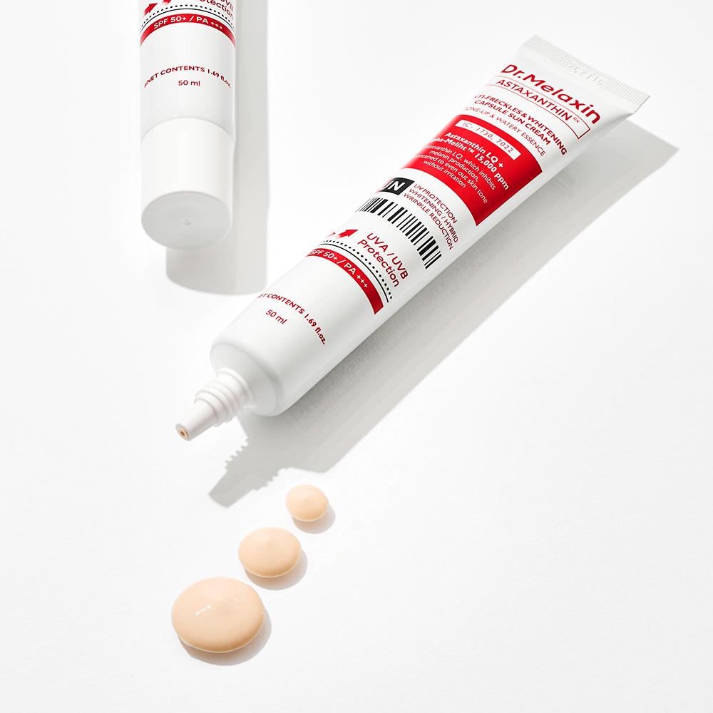 Dr.Melaxin Astaxanthin Anti-Freckles & Whitening Capsule Sun Cream SPF50+PA+++ 50ml