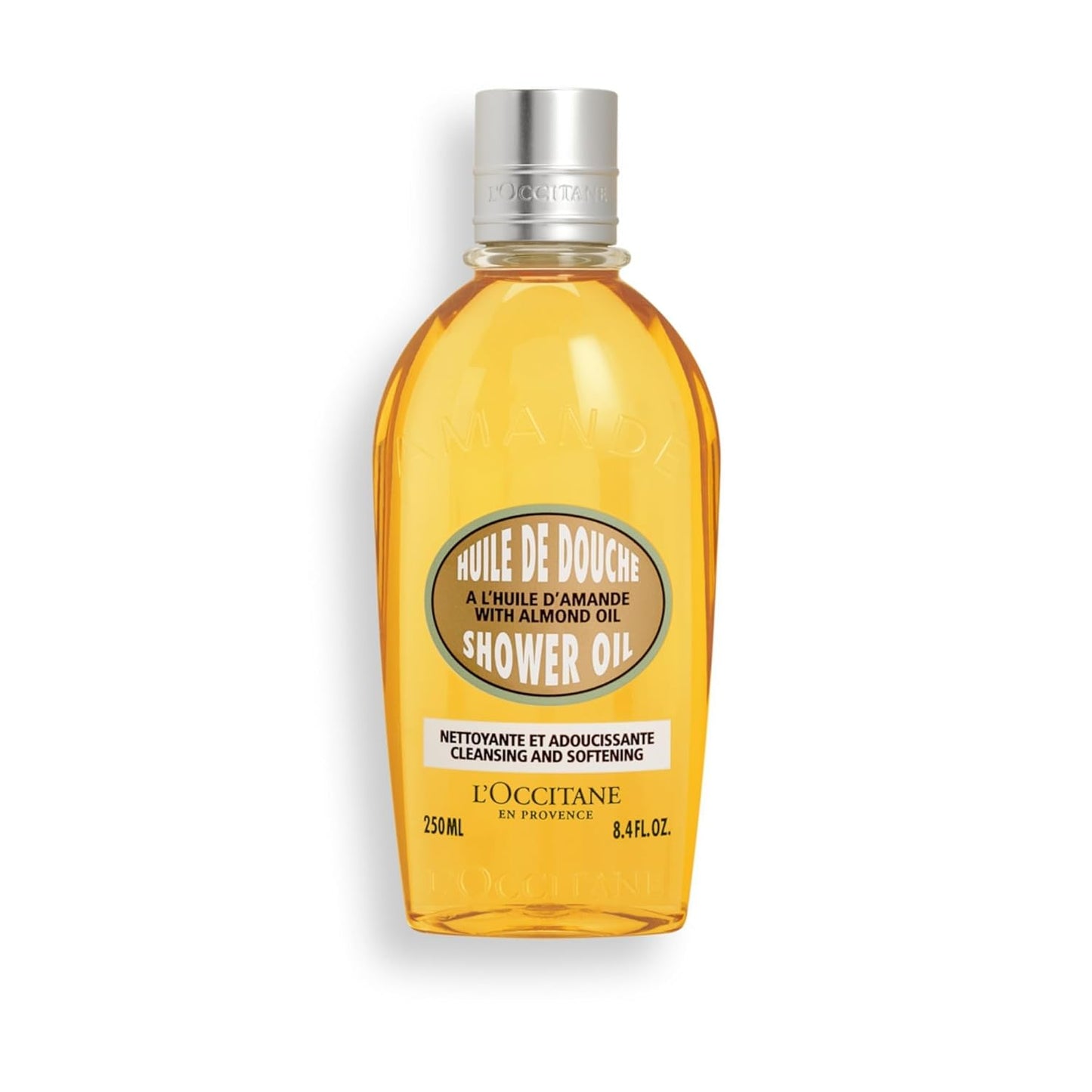 L'OCCITANE Cleansing & Softening Almond Shower Oil 250/500ml, Nourishing Skincare