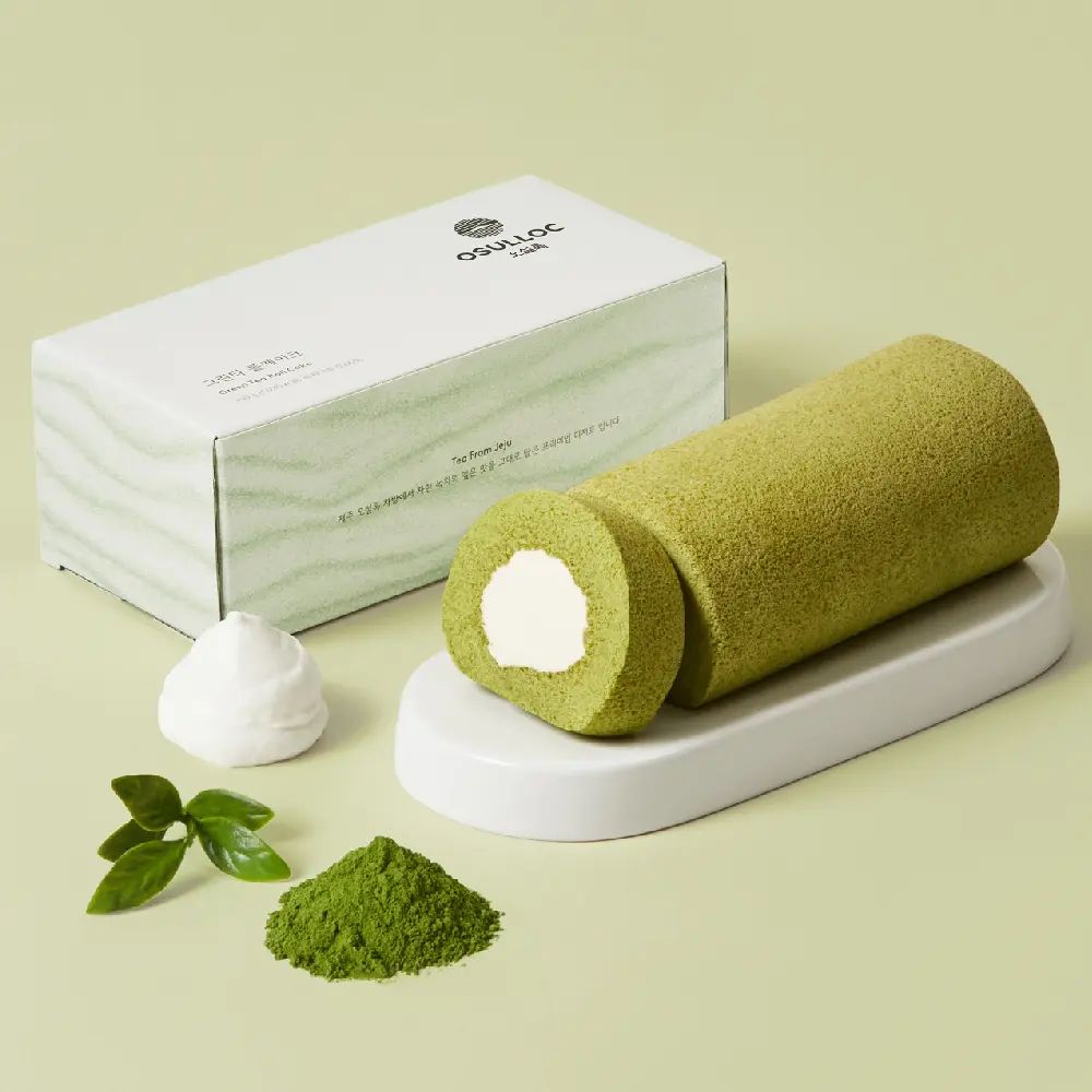 OSULLOC Green Tea Roll Cake 350g