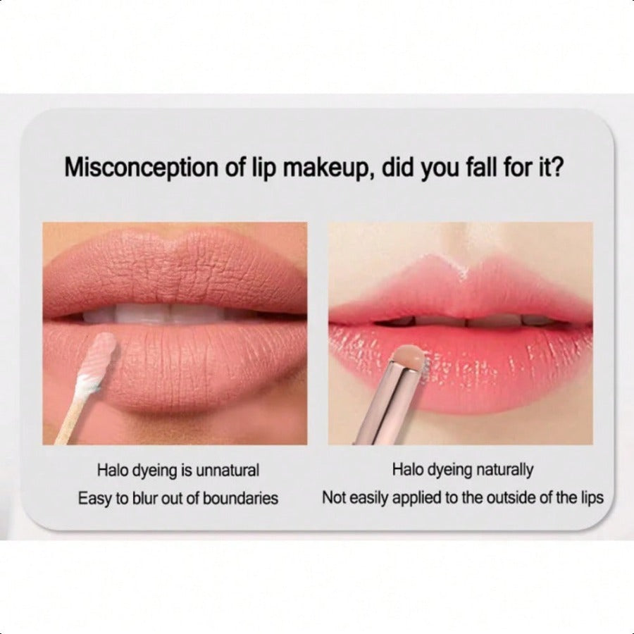 INHAK Silicon Lip Brush – Flexible, Non-Absorbent & Hygienic Lip Makeup Applicator For Precise, Streak-Free Application