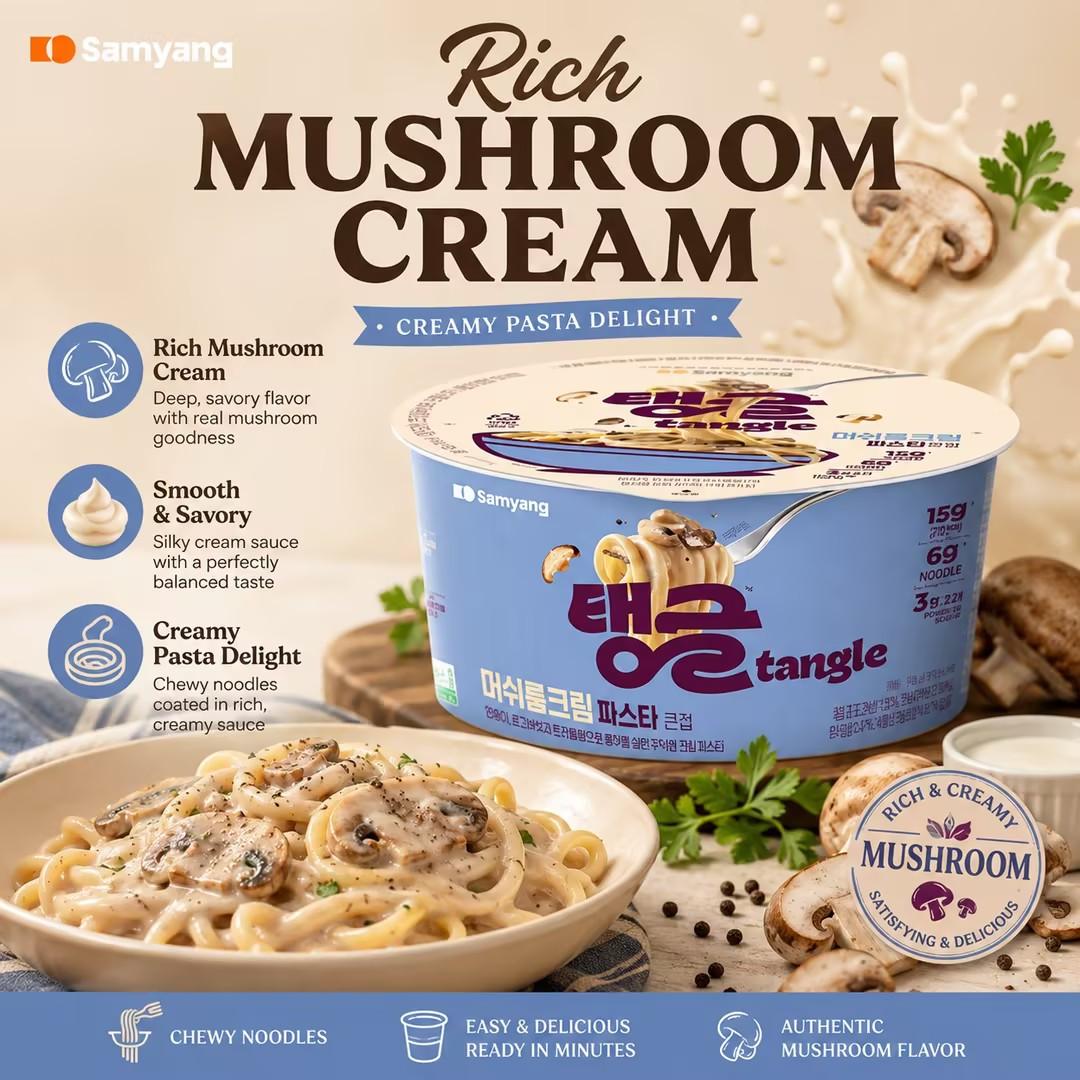 tangle Mushroom Cream Pasta 105g