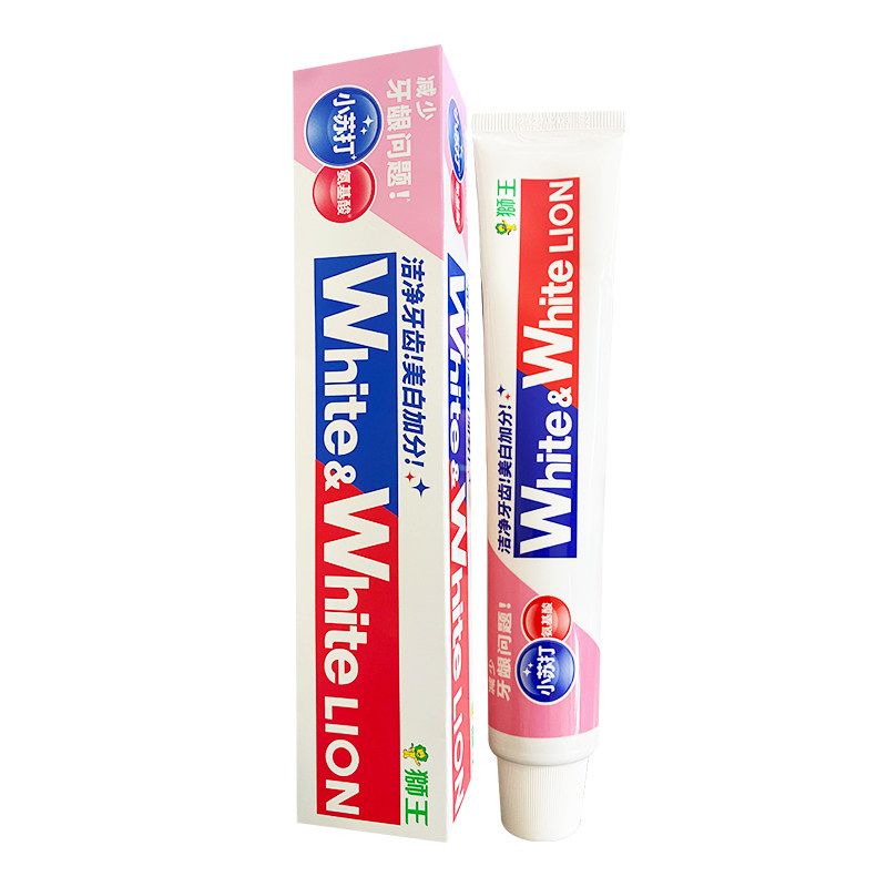 LION White & White Baking Soda & Amino Acid Toothpaste 120g