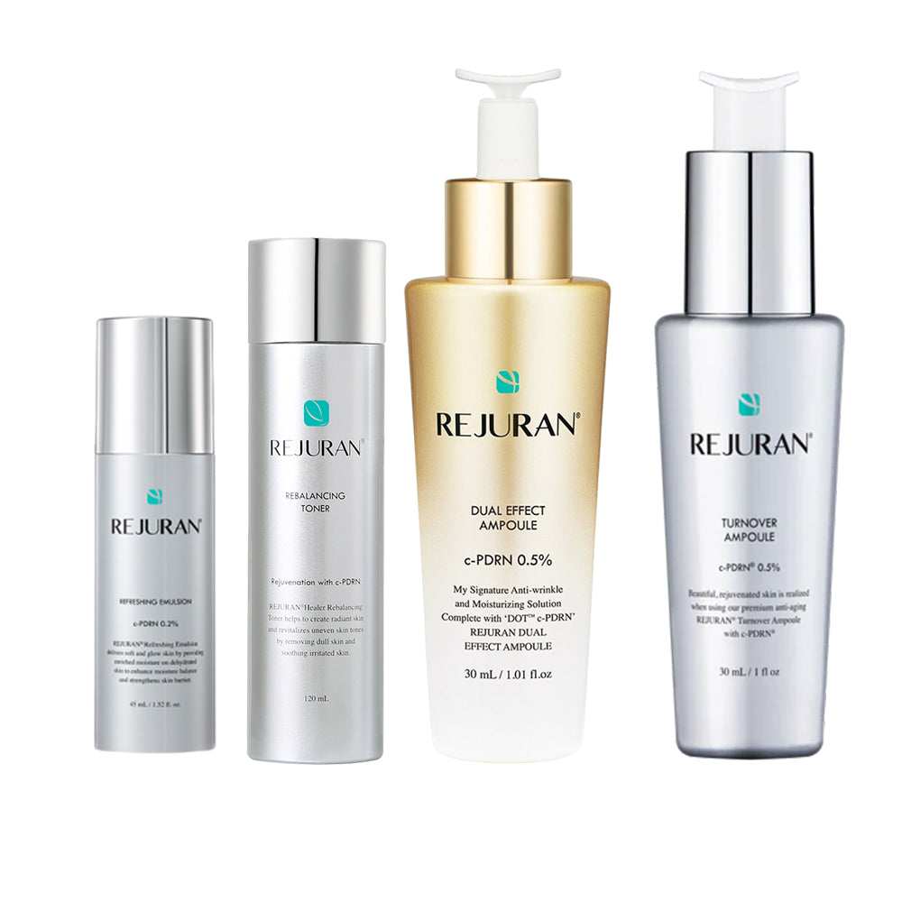 Rejuran Skincare Set(Ampoule,Toner,Emulsion,cream)