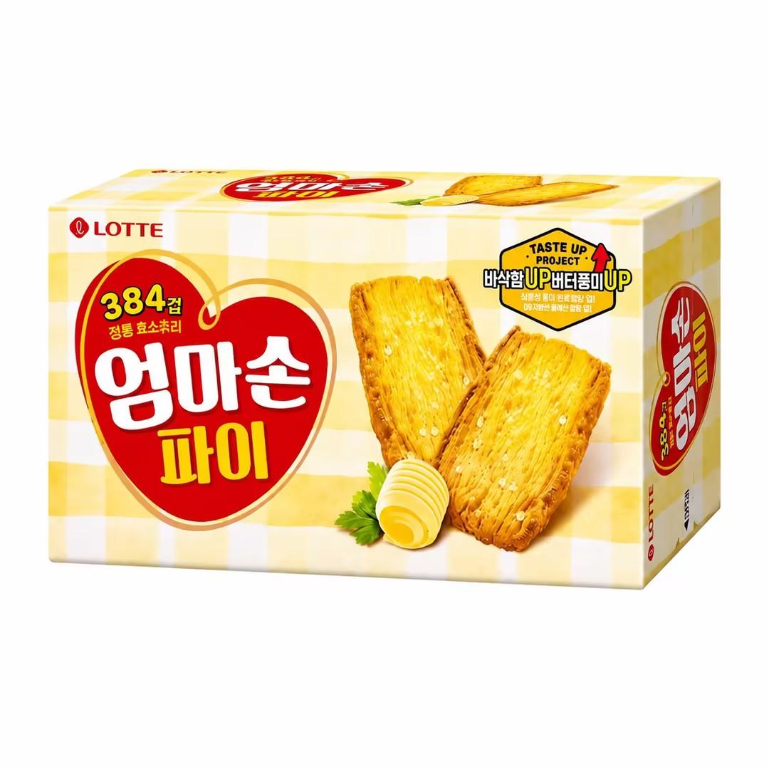 Lotte Mom's Hand Pie Biscuits 127g