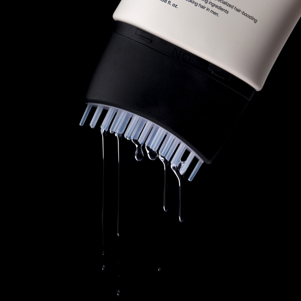 lilyeve Grow Turn Exosome Brush Ampoule Prime 100ml, Built-in Brush,Suit for man,Heartleaf-Derived Exosomes to Revitalize, for Male Pattern Hair Loss, Korean Hair Care,