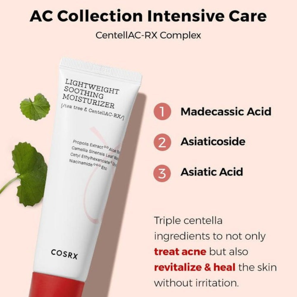 COSRX AC Collection Lightweight Soothing Moisturizer 80ml