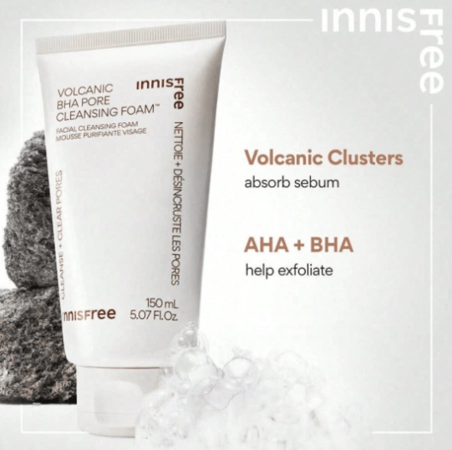Innisfree Apple Seed Cleansing Cream 150ml/23NEW Bija Trouble-New Cleansing Foam 150ml/Cleanser #NEW Volcanic Pore 150g/Cleanser #NEW Green Tea 150ml/NEW Apple Seed Cleansing cream 150ml