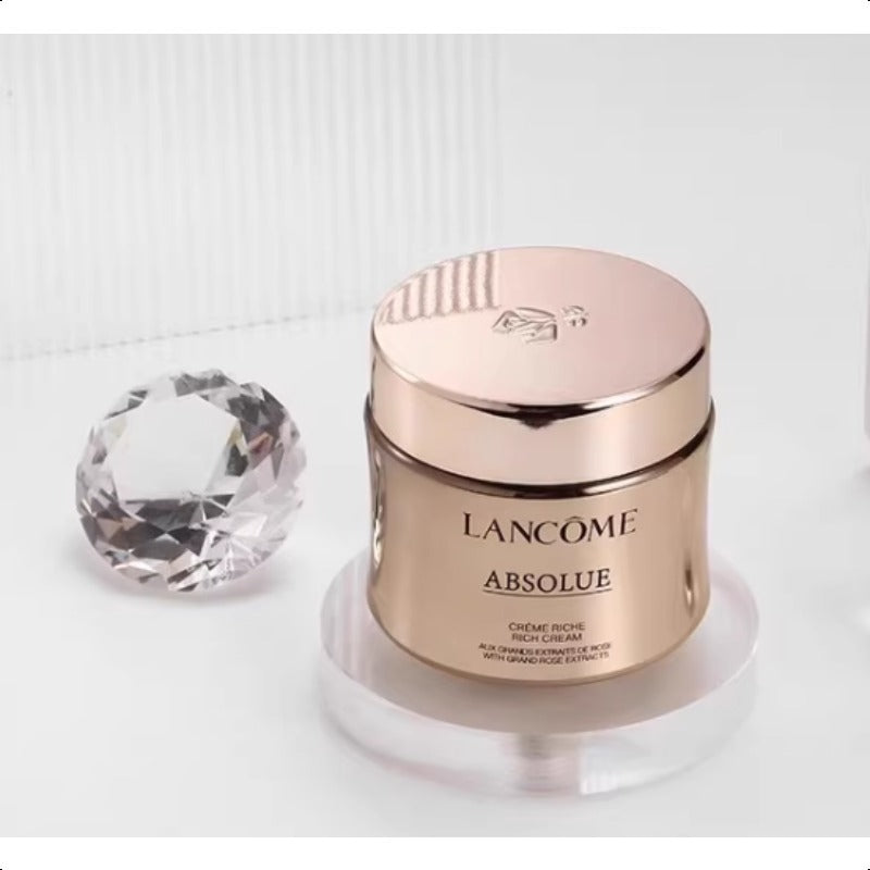 Lancôme Absolue Soft Cream 60ml 300-Peptide Anti-Aging Face Cream with Hyaluronic Acid, Niacinamide- Visibly Reduces Wrinkles, Dark Spots & Sagging Skin