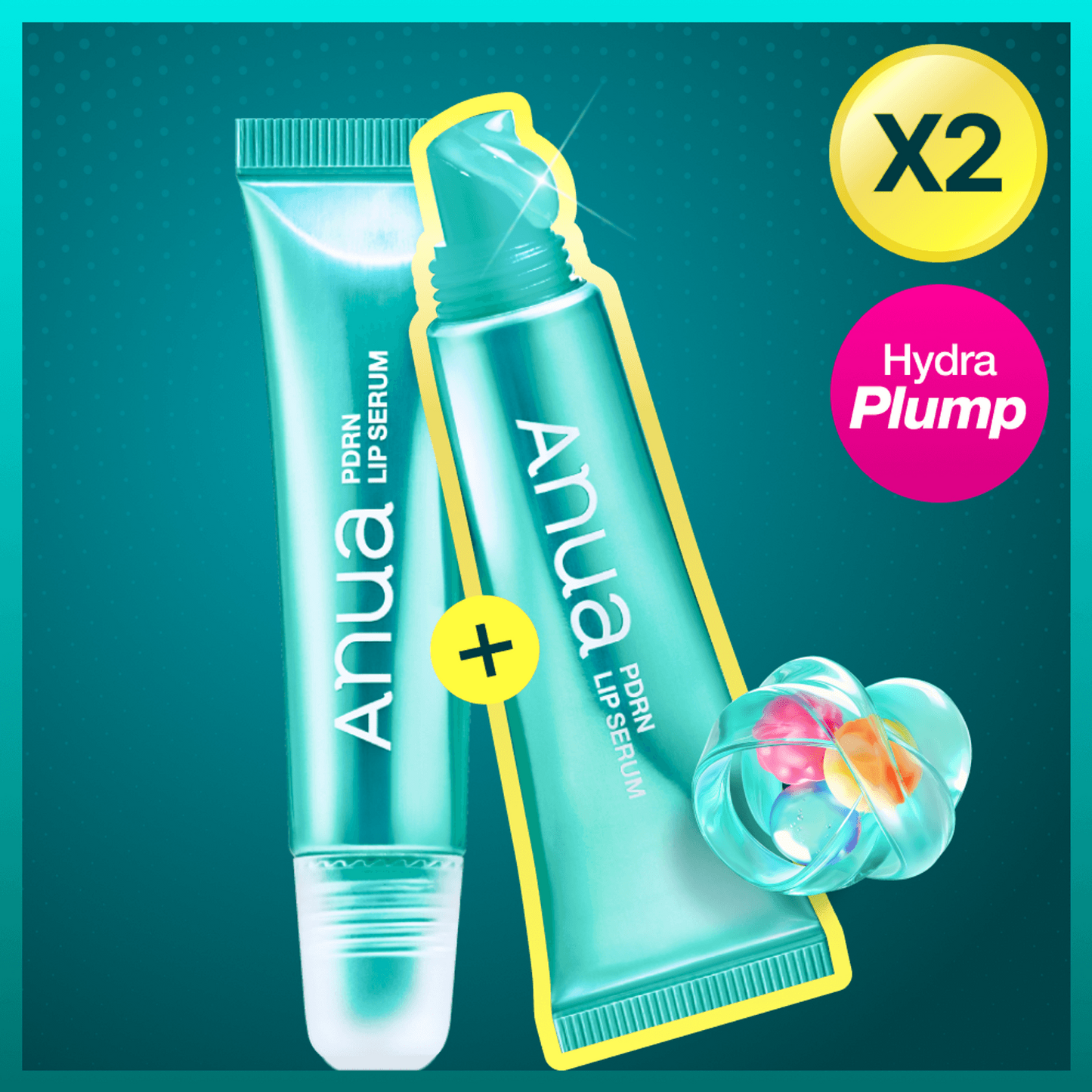 ANUA PDRN Hyaluronic Acid Hydrating Lip Serum 10ml*2