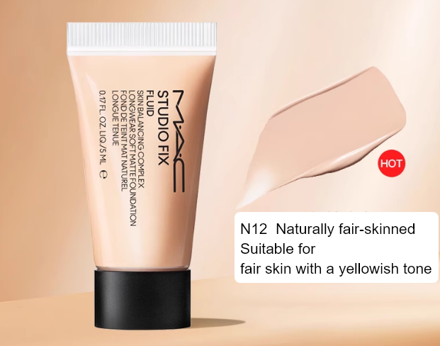 MAC Studio Fix Fluid Foundation N11 & N12 & N18 Sample 5ml & 10ml