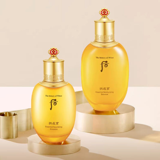 WHOO Gongjinhyang Essential Balancer 150ml & Emulsion 110ml