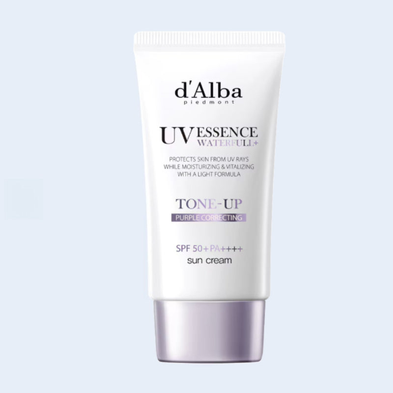 d'Alba Waterful Tone Up Sun Cream 50ml*2 - Purple Correcting