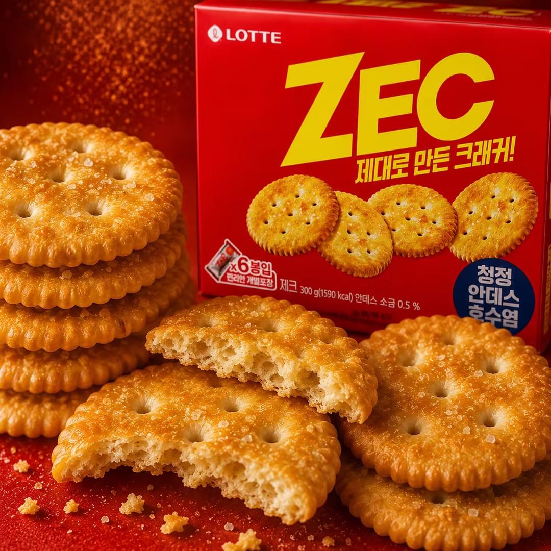 Lotte ZEC Salty Soda Crackers 300g