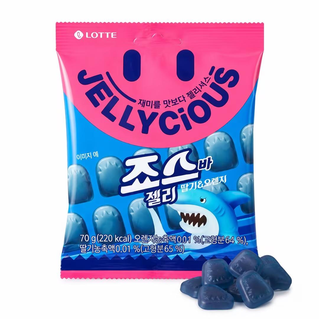 Lotte Shark‑Shaped Gummy Candy 70g
