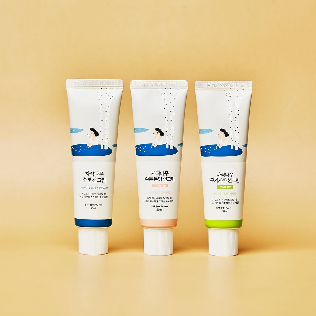 ROUND LAB  Birch Juice Mild-up Sunscreen SPF50+PA++++ 50ml