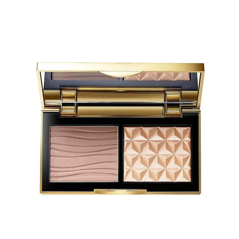 Mac Little Gold Box Contour Palette Ginger Highlighter Omega