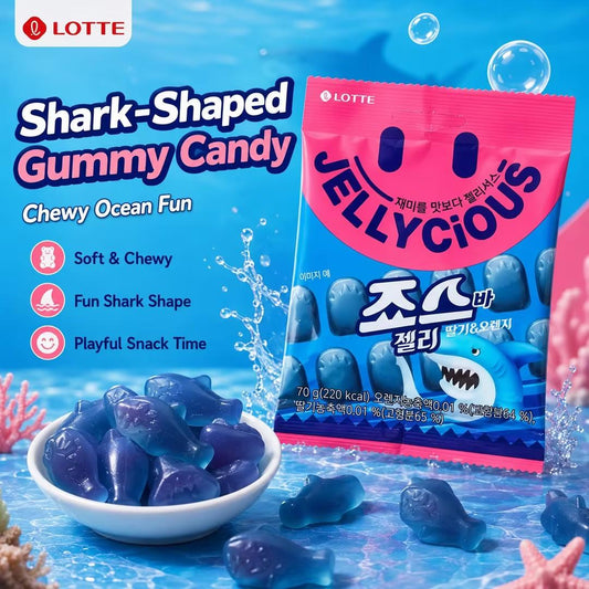 Lotte Shark‑Shaped Gummy Candy 70g