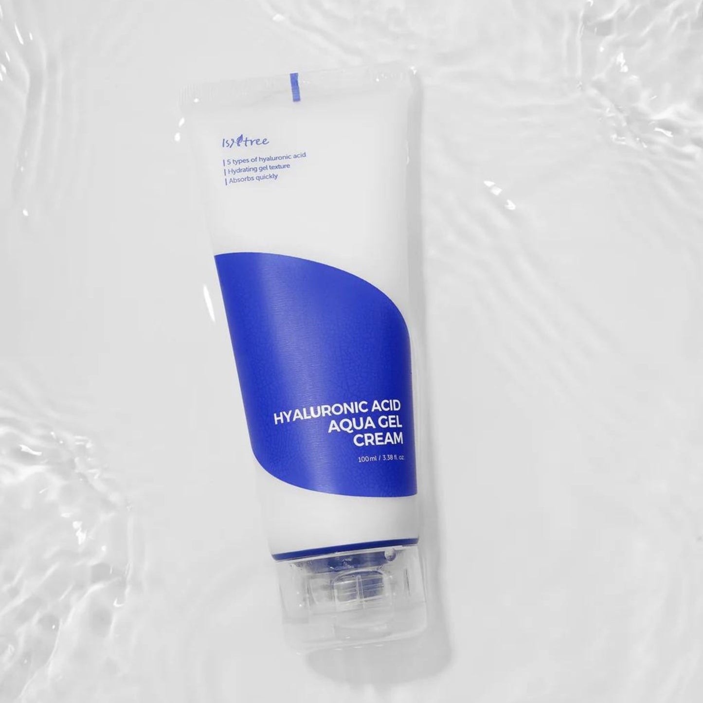 IsNtree Hyaluronic Acid Aqua Gel Cream 100ml, Best for  All Skin Types Especially Oily and Combination Skin